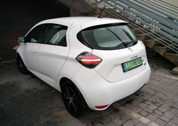 Renault Zoe cena 68800 przebieg: 59800, rok produkcji 2019 z Tuchów małe 56